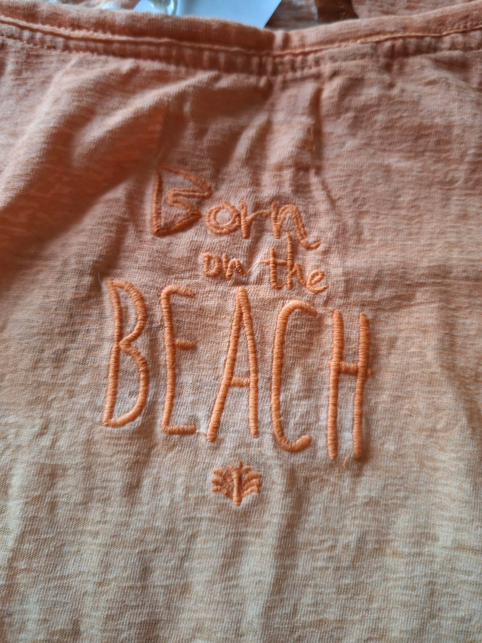 Jn Joy orange gradient white tank top "Magnifique" New with tag – Size M – photo 8